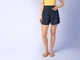 Шорты Бермуды из креповой ткани для женщины Esmara LYCRA® 468955 S темно-синий - изображение 2