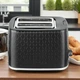 Тостер на 2 ломтика 930 Вт 220–240 В 50 Гц Domotec MS-508 16х24х14 см с регулировкой поджаривания и равномерным нагревом - изображение 4