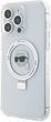 Панель Karl Lagerfeld Ring Stand Karl Head MagSafe для Apple iPhone 15 Pro Max White (KLHMP15XHMRSKHH) - зображення 2