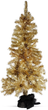 Штучна ялинка Home Styling Collection 839021 Золота 120 см (8719987952661) - зображення 1