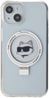 Панель Karl Lagerfeld Ring Stand Choupette Head MagSafe для Apple iPhone 15 Plus/14 Plus White (KLHMP15MHMRSCHH) - зображення 2