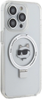 Etui Karl Lagerfeld Ring Stand Choupette Head MagSafe do Apple iPhone 15 Pro White (KLHMP15LHMRSCHH) - obraz 4