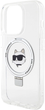 Etui Karl Lagerfeld Ring Stand Choupette Head MagSafe do Apple iPhone 15 Pro Max White (KLHMP15XHMRSCHH) - obraz 4