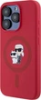 Etui plecki Karl Lagerfeld Silicone Karl&Choupette Heads Ring MagSafe do iPhone 15 Pro Red (3666339254209) - obraz 2