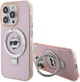 Etui Karl Lagerfeld Ring Stand Choupette Head MagSafe do Apple iPhone 15 Pro Max Pink (KLHMP15XHMRSCHP) - obraz 1