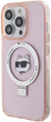 Etui Karl Lagerfeld Ring Stand Choupette Head MagSafe do Apple iPhone 15 Pro Max Pink (KLHMP15XHMRSCHP) - obraz 2