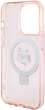 Etui Karl Lagerfeld Ring Stand Choupette Head MagSafe do Apple iPhone 15 Pro Max Pink (KLHMP15XHMRSCHP) - obraz 6