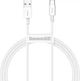 Кабель Baseus Superior Series USB to Type-C 66W 1 м White (CATYS-02) - изображение 1