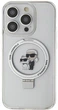 Etui Karl Lagerfeld Ring Stand Karl&Choupettte MagSafe do Apple iPhone 13 Pro White (KLHMP13LHMRSKCH) - obraz 2