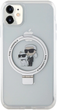 Etui Karl Lagerfeld Ring Stand Karl&Choupettte MagSafe do Apple iPhone 11/Xr White (KLHMN61HMRSKCH) - obraz 3