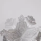 Килимок для сервірування столу Snowflake 38 см срібло HP-36327-21 - изображение 3