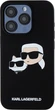 Панель Karl Lagerfeld Silicone Karl & Choupette Head MagSafe для iPhone 15 Pro Black (3666339256722) - зображення 2