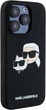 Панель Karl Lagerfeld Silicone Karl & Choupette Head MagSafe для iPhone 15 Pro Black (3666339256722) - зображення 4