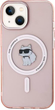 Панель Karl Lagerfeld IML Metal Choupette Head MagSafe do Apple iPhone 12/ 12 Pro Pink (KLHMP12MHFCCNOP) - зображення 1