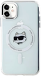 Etui Karl Lagerfeld IML Metal Choupette Head MagSafe do Apple iPhone 11/Xr White (KLHMN61HLSCHH) - obraz 3