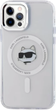 Etui Karl Lagerfeld IML Metal Choupette Head MagSafe do Apple iPhone 13 Pro Max White (KLHMP13XHLSCHH) - obraz 2