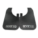 Бризковики SPARCO 430 х 265 мм, універсальні, чорні, к-кт 4шт, м'який капрон (28659) - зображення 2