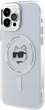 Панель Karl Lagerfeld IML Metal Choupette Head MagSafe do Apple iPhone 15 Pro White (KLHMP15LHLSCHH) - зображення 1