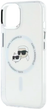 Etui Karl Lagerfeld IML Metal Karl&Choupette Head MagSafe do Apple iPhone 14 White (KLHMP14SHLSKCH) - obraz 6