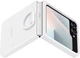 Панель Samsung Silicone Case with Ring для Samsung Galaxy Z Flip7 FE/Z Flip6 White (EF-PF741TWEGWW) - зображення 5