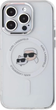 Панель Karl Lagerfeld IML Metal Karl&Choupette Head MagSafe для iPhone 15 Pro Max White (KLHMP15XHLSKCH) - зображення 1