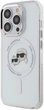 Панель Karl Lagerfeld IML Metal Karl&Choupette Head MagSafe для iPhone 15 Pro Max White (KLHMP15XHLSKCH) - зображення 2