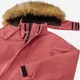 Детская зимняя длинная термо куртка-парка для девочки Reima Ajaton 5100360A-3940 122 см Красная (6438557252162) - изображение 3