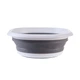 Миска складана MBM HOME KP-76 M WHITE/GRAY біло-сіра - зображення 1