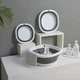 Миска складана MBM HOME KP-76 M WHITE/GRAY біло-сіра - зображення 2