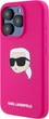 Панель Karl Lagerfeld Silicone Karl Head Print MagSafe для Apple iPhone 15 Pro Fuchsia (3666339257002) - зображення 2