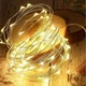 Гирлянда нить "Роса" на батарейках (2хАА), 5 м, 50 LED, Теплый белый - изображение 2
