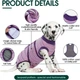 Восстановительная попона для собак Wan Talk Recovery Suit, Violet Stripe, L - изображение 3