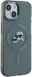 Панель Karl Lagerfeld IML Metal Karl&Choupette Head MagSafe для Apple iPhone 15 Black (KLHMP15SHLSKCK) - зображення 4