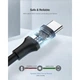 Дата кабель USB 2.0 AM to USB-C 2.0m US287 Black Ugreen (60118) - изображение 6