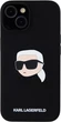 Панель Karl Lagerfeld Silicone Karl Head Print MagSafe для Apple iPhone 15 Black (3666339257125) - зображення 3