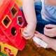 Деревянный игровой набор, развивающий сортер Домик Melissa&Doug 30х26см - изображение 8