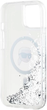 Панель Karl Lagerfeld Liquid Glitter Karl Head Magsafe do Apple iPhone 15/14/13 Transparent (KLHMP15SLGKISGH) - зображення 5