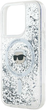 Etui Karl Lagerfeld Liquid Glitter Karl Head Magsafe do Apple iPhone 15 Pro Max Transparent (KLHMP15XLGKISGH) - obraz 6