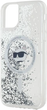 Etui Karl Lagerfeld Liquid Glitter Choupette Head Magsafe do Apple iPhone 11/Xr White (KLHMN61LGCHSGH) - obraz 6