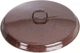 Pokrywka Orion Brown emaliowana Brązowa 32 cm (8592381119034) - obraz 1