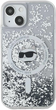 Панель Karl Lagerfeld Liquid Glitter Choupette Head Magsafe для Apple iPhone 15/14/13 Transparent (KLHMP13MLGCHSGH) - зображення 3