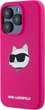 Etui plecki Karl Lagerfeld Silicone Choupette Head MagSafe do Apple iPhone 15 Pro Fuchsia (3666339257422) - obraz 2