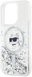 Etui Karl Lagerfeld Liquid Glitter Choupette Head Magsafe do Apple iPhone 15 Pro Transparent (KLHMP15LLGCHSGH) - obraz 5