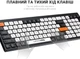 Клавиатура беспроводная OfficePro SK985BO Bluetooth/Wireless Black/White - изображение 7