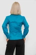 Рубашка женская однотонная, цвет бирюзовый, XS, 230R068 - изображение 4