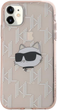 Панель Karl Lagerfeld IML Choupette Head & Monogram для Apple iPhone 11/Xr Pink (KLHCN61HKLPCHP) - зображення 3