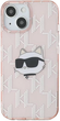 Панель Karl Lagerfeld IML Choupette Head & Monogram для Apple iPhone 13/14/15 Pink (KLHCN61HKLPCHP) - зображення 3