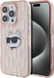 Etui Karl Lagerfeld IML Choupette Head & Monogram do Apple iPhone 13 Pro Pink (KLHCP13XHKLPCHP) - obraz 1