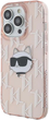 Etui Karl Lagerfeld IML Choupette Head & Monogram do Apple iPhone 14 Pro Pink (KLHCP14LHKLPCHP) - obraz 2