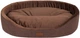 Лежак для собак Amiplay Siena овальний M Коричневий (5907563299177) - зображення 1